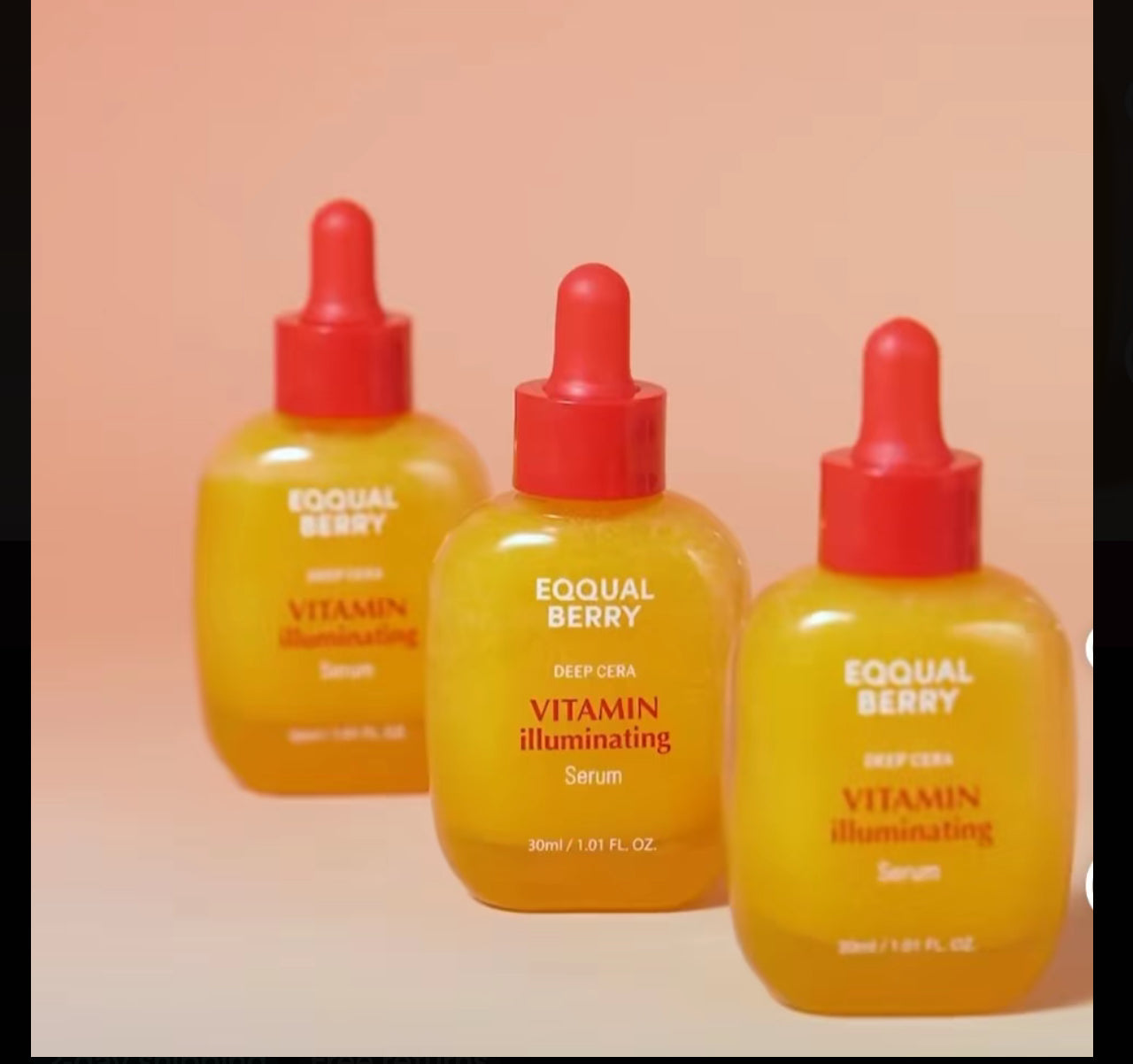 EQQUALBERRY Vitamin C illuminating Serum – Fade Dark Spots, Hydrate & Glow | 40% Acerola, Niacinamide & Hyaluronic Acid | Anti-Aging & Skin Repair – 30ml