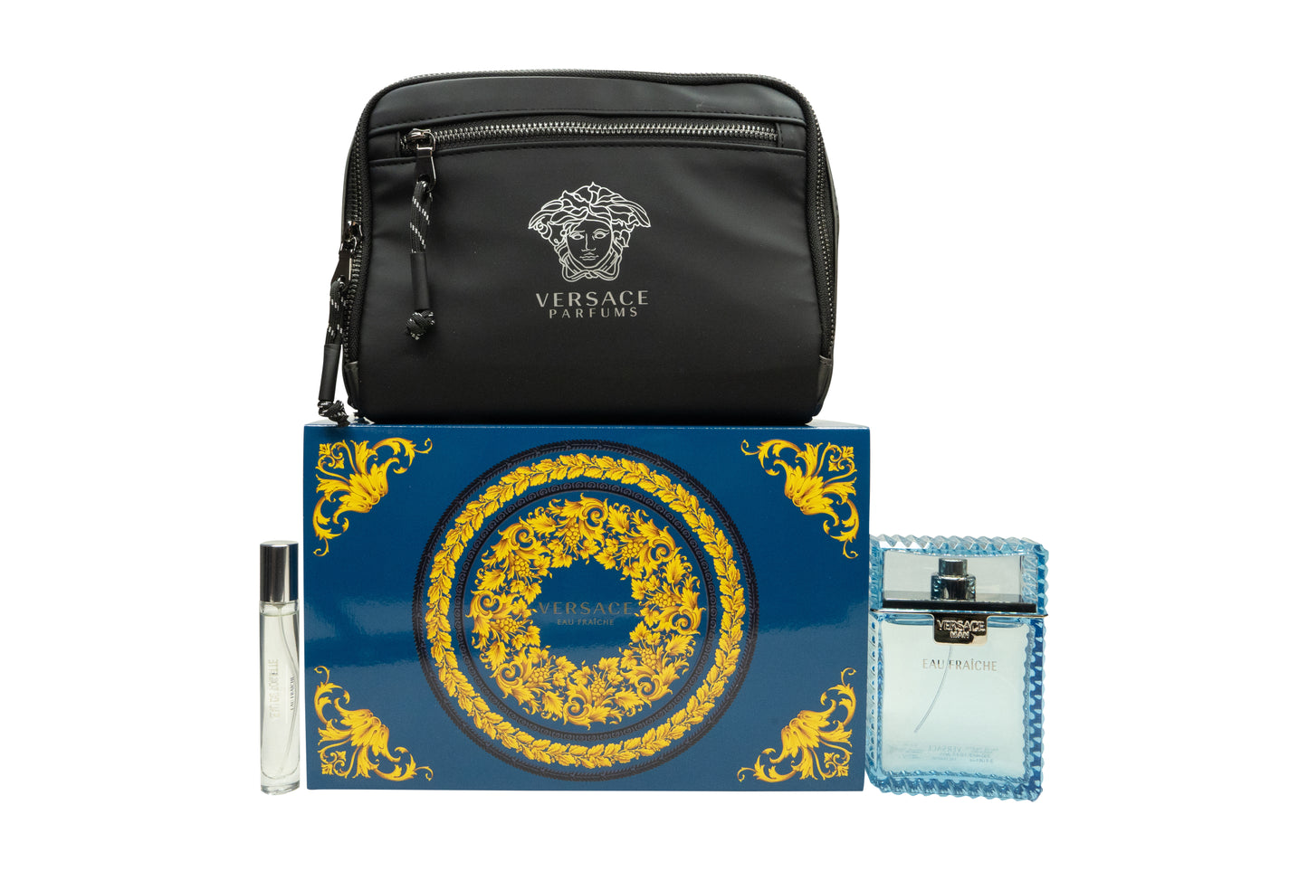 Versace Man Eau Fraiche Gift Set 100ml EDT + 10ml EDT + Bag
