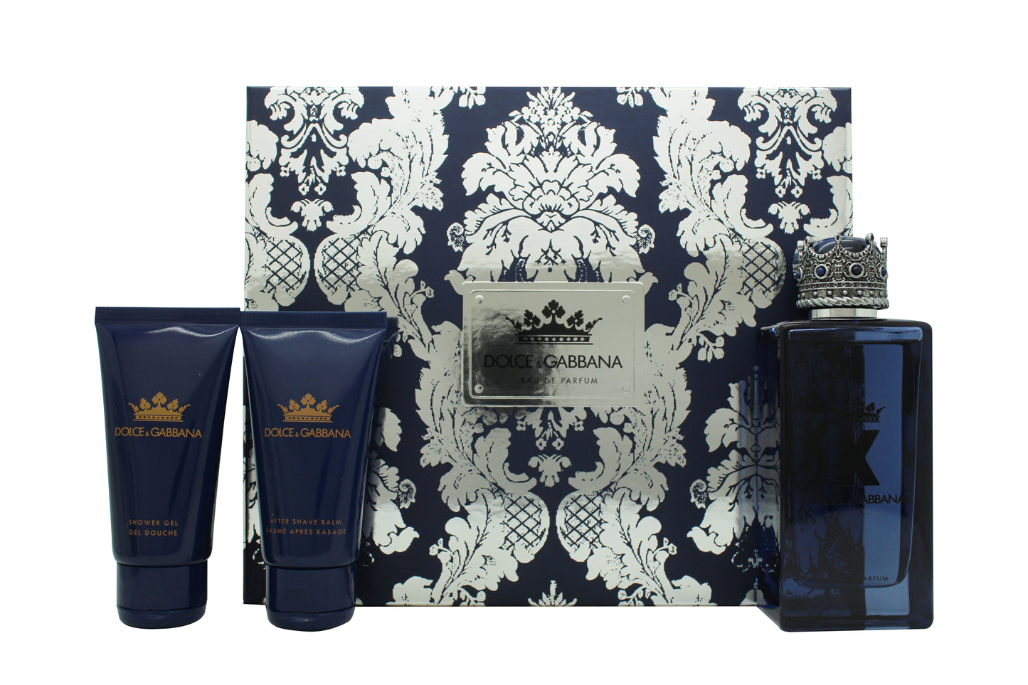 Dolce & Gabbana K Gift Set 100ml EDP + 50ml After Shave Balm + 50ml Shower Gel