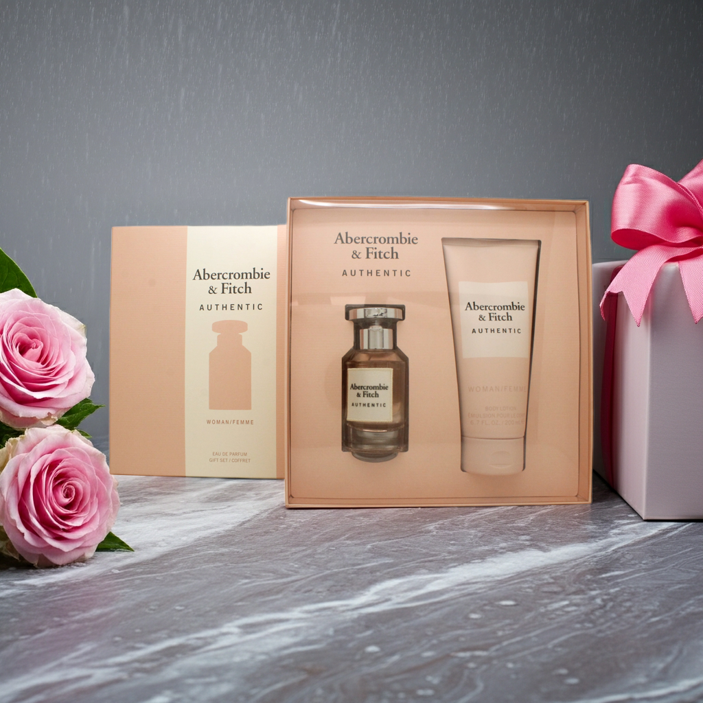 Abercrombie & Fitch Authentic Woman Gift Set 50ml EDP + 200ml Body Lotion