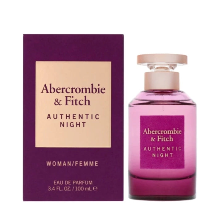 Abercrombie & Fitch Authentic Night Eau de Parfum 100ml Spray