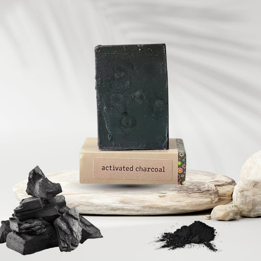 Activated Charcoal Bar - Deep Cleansing Face and Body Wash Bar & Shampoo