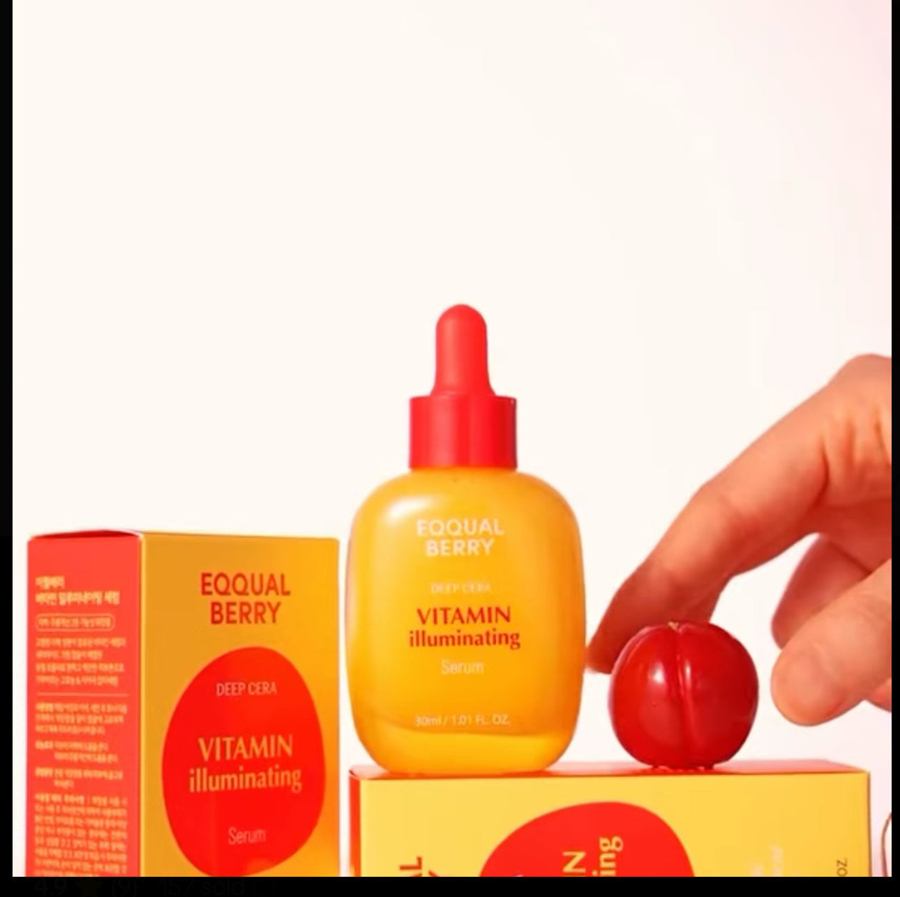 EQQUALBERRY Vitamin C illuminating Serum â€“ Fade Dark Spots, Hydrate & Glow | 40% Acerola, Niacinamide & Hyaluronic Acid | Anti-Aging & Skin Repair â€“ 30ml