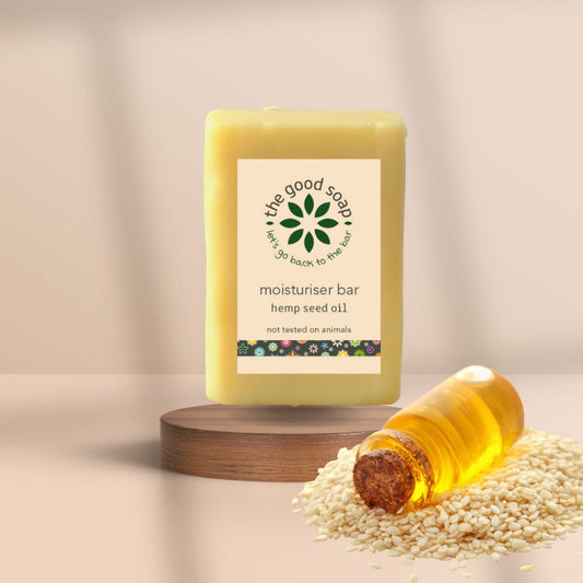 Hemp Seed Oil Lotion Bar – Soothing Solid Moisturiser for Dry or Irritated Skin