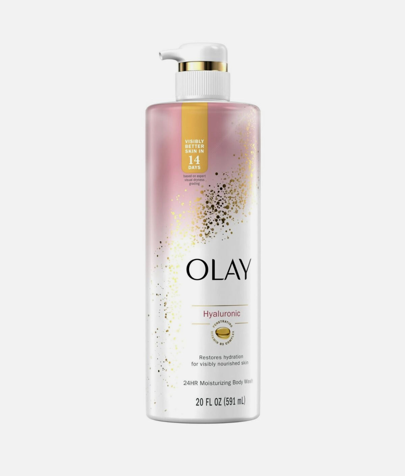 Olay Cleansing & Nourishing Body Wash for Women with Hyaluronic Acid & Vitamin B3 20 fl oz/591ml.