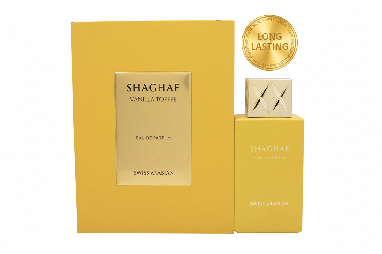 Swiss Arabian Shaghaf Vanilla Toffee Eau de Parfum 75ml Spray