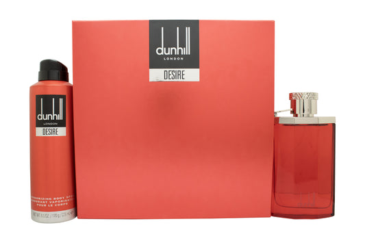 Dunhill Desire Red Gift Set 100ml EDT + 226ml Deodorant Spray