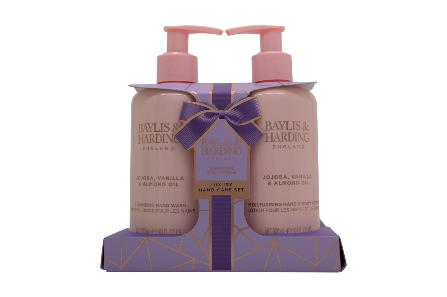 Baylis & Harding Jojoba, Vanilla & Almond Oil Gift Set 300ml Hand Wash + 300ml Body Lotion