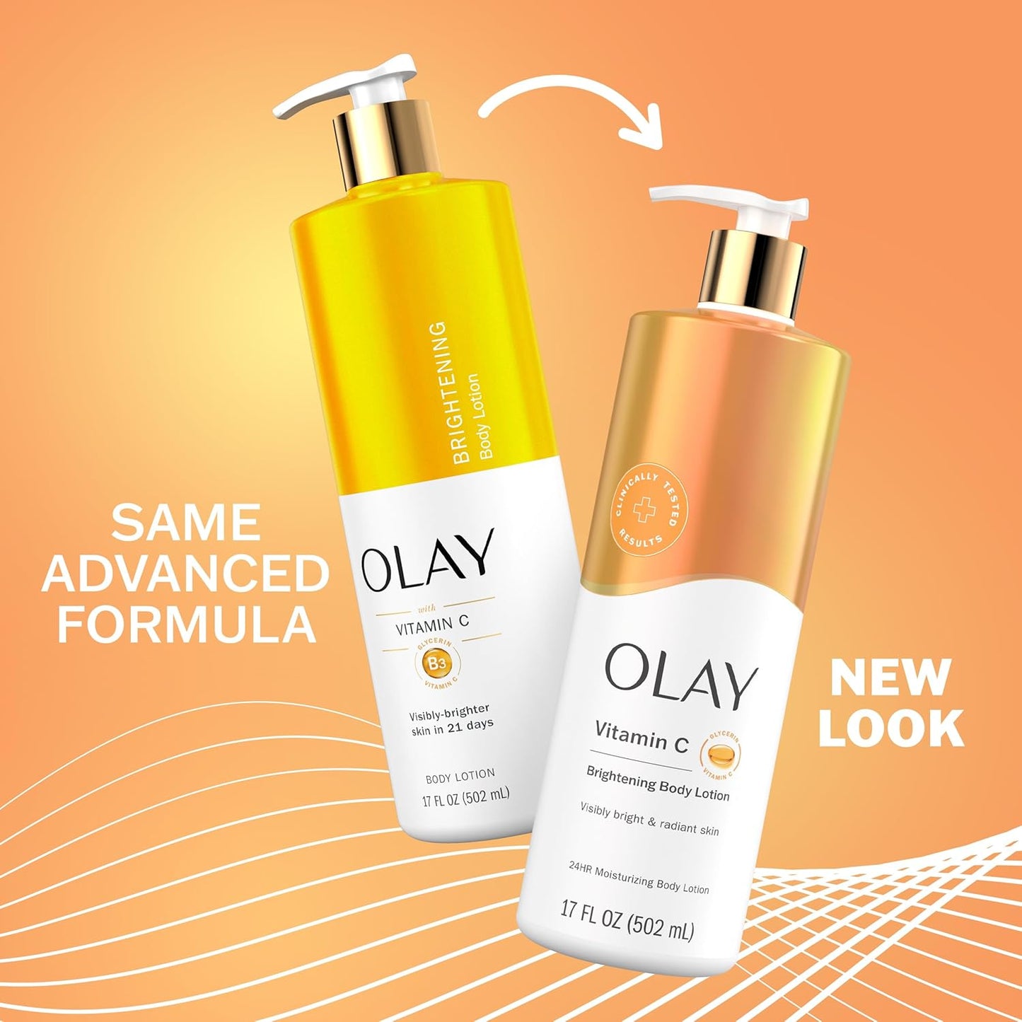 Olay Vitamin C Brightening Body Lotion with Vitamin B3 Complex