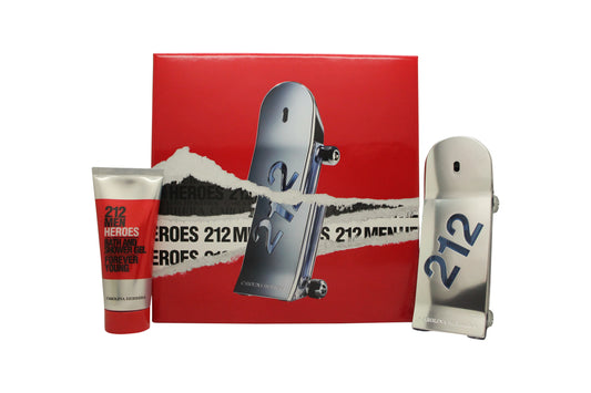 Carolina Herrera 212 Heroes Gift Set 90ml EDT + 100ml Shower Gel