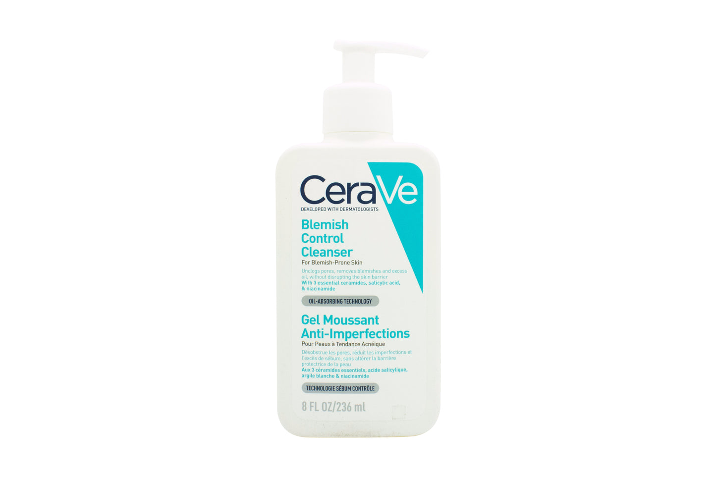 CeraVe Blemish Control Face Cleanser 236ml