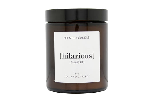 The Olphactory Hilarious Cannabis Scented Candle 135g