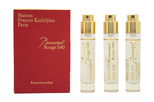 Maison Francis Kurkdjian Baccarat Rouge 540 Extrait de Parfum Travel Set 3 x 11ml Extrait de Parfum Refills