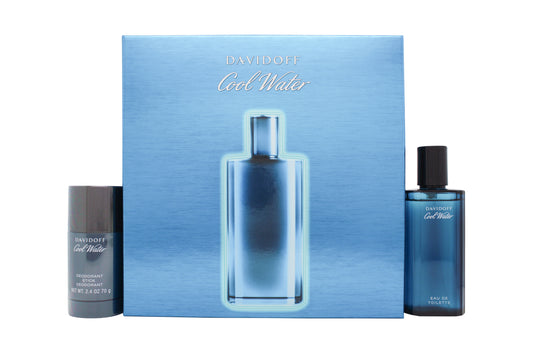 Davidoff Cool Water Gift Set 75ml EDT + 70g Deodorant Stick