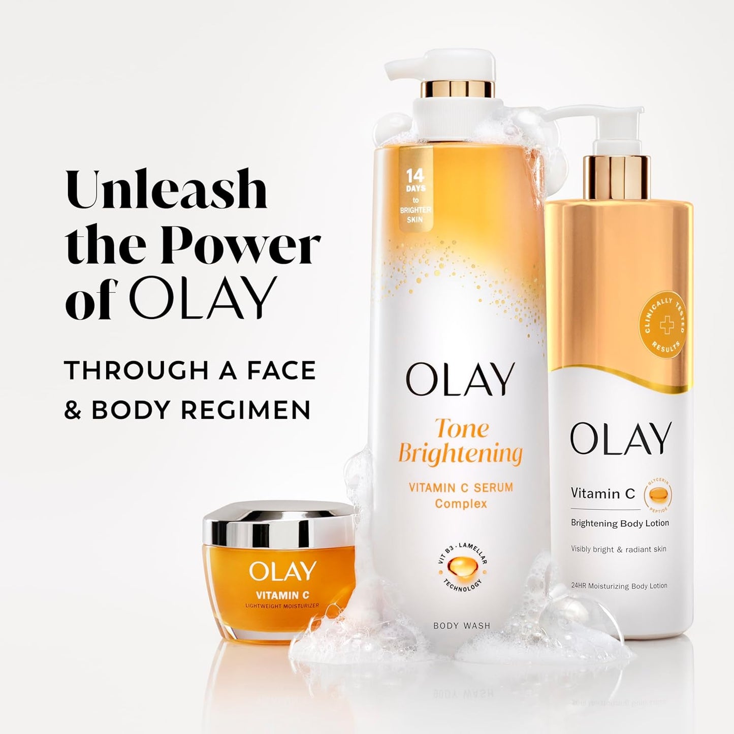 Olay Tone Brightening Body Wash - Vitamin C Serum Complex