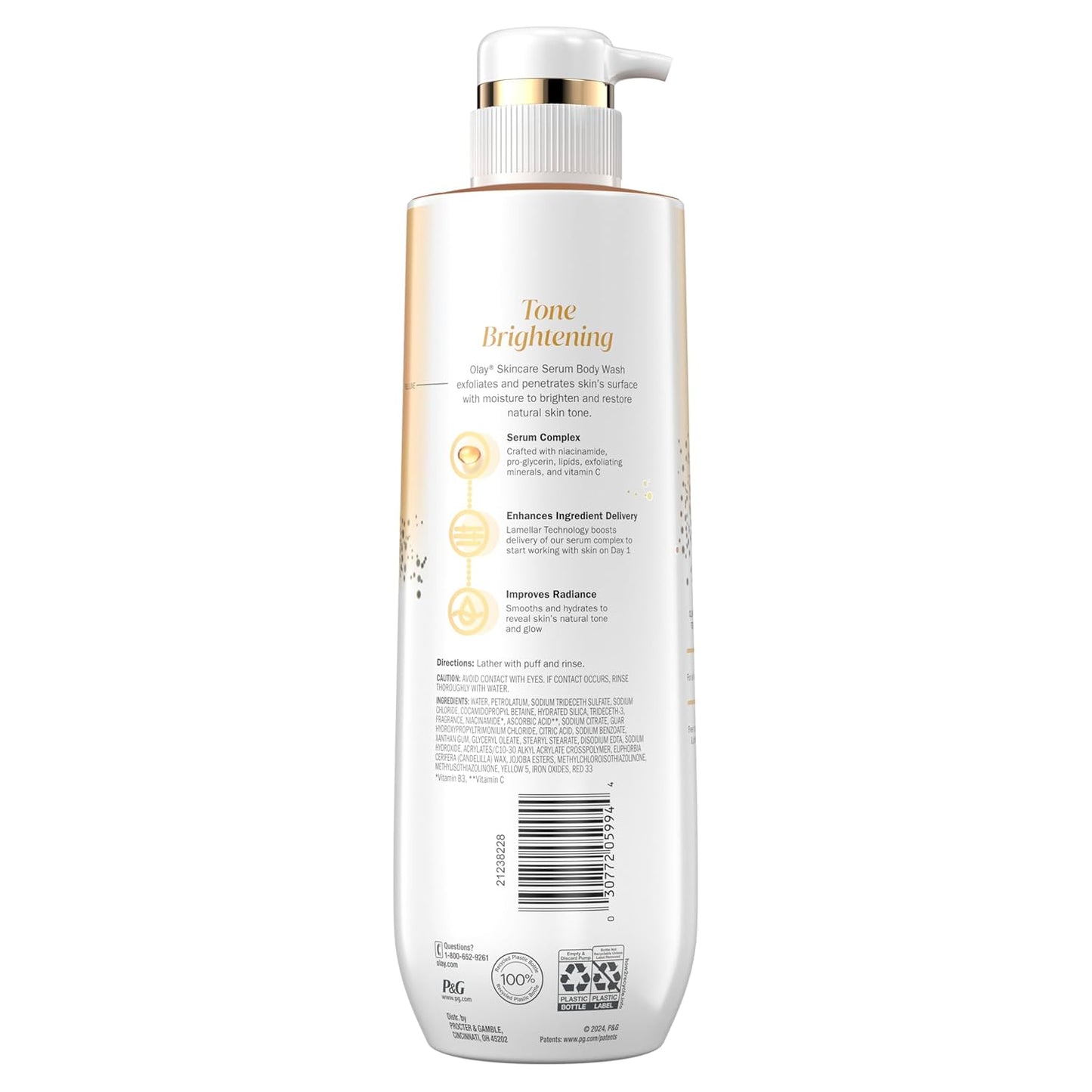 Olay Tone Brightening Body Wash - Vitamin C Serum Complex